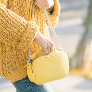 Yellow Chain Crossbody Bag Yellow Chain Crossbody Bag
