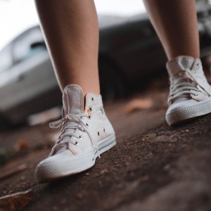 White Canvas Casual Sneakers White Canvas Casual Sneakers