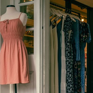 Pink Sleeveless Summer Sundress Pink Sleeveless Summer Sundress